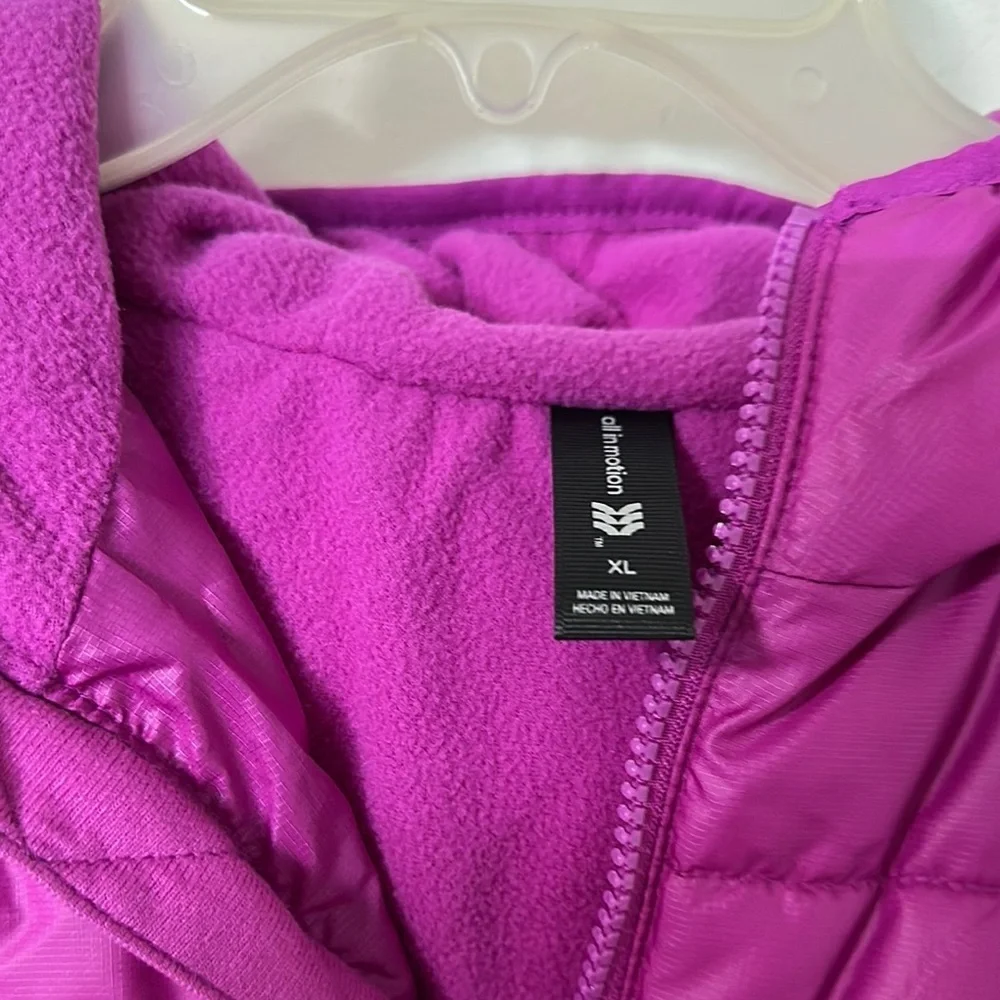 Kids Purple Puffer Jacket